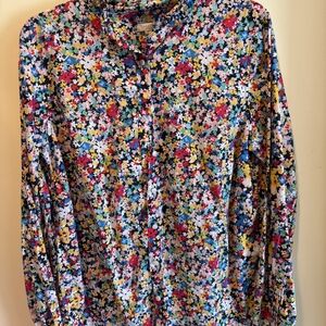 Talbots Floral Multicolor Blouse
